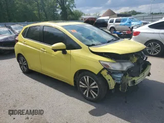 2017 Honda Fit EX with VIN JHMGK5H77HS001720, listed as a Copart auction lot 55964595 with Not provided miles and Salvage title. Bid and sale history available at DreamBid. Image 4.
