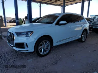 2023 Audi Q7 Premium Plus with VIN WA1LXBF79PD015280, listed as a Copart auction lot 43977925 with 13,027 mi miles and Salvage Title. Bid and sale history available at carsss.com. Image 1.