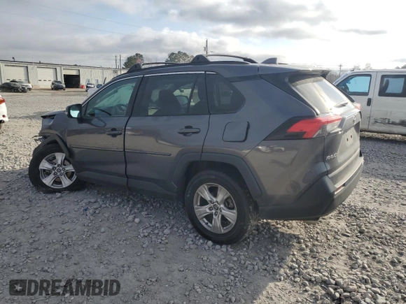 2020 Toyota RAV4 XLE with VIN 2T3P1RFV2LW106551, listed as a Copart auction lot 48983705 with 76,306 mi miles and Salvage Title. Bid and sale history available at DreamBid. Image 2.
