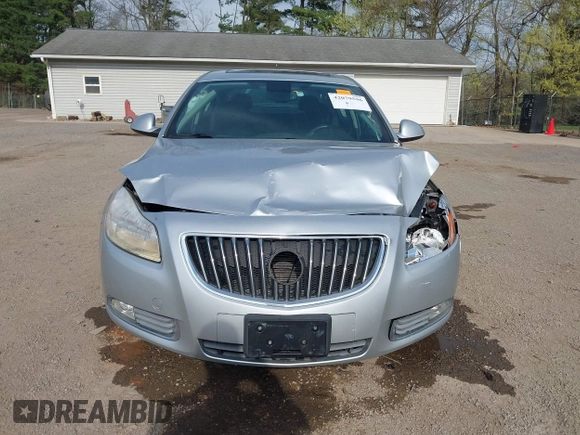 2011 Buick Regal CXL Turbo TO2 with VIN W04GW5EV4B1139540, listed as a IAAI auction lot 42079596 with 75,818 mi miles and . Bid and sale history available at DreamBid. Image 12.