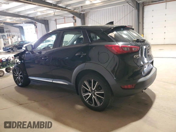 2017 Mazda CX-3 Grand Touring z VIN JM1DKFD71H0141595, wystawiony jako Copart lot #54377305 z przebiegiem 60 907 mil mil oraz Szkody całkowita. Historia ofert i sprzedaży dostępna na DreamBid. Obrazek 2.