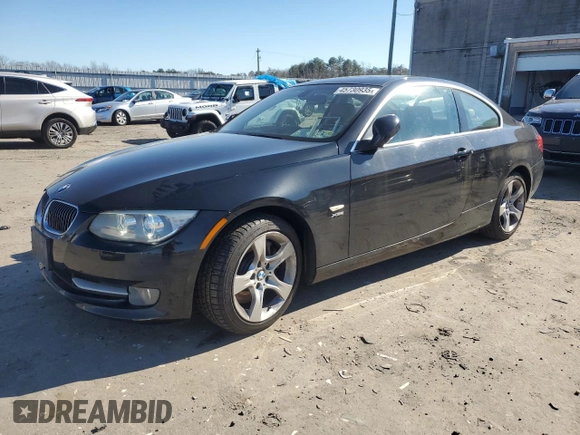 2012 BMW 3 Series 335i xDrive with VIN WBAKF9C52CE859632, listed as a Copart auction lot 45730935 with 107,081 mi miles and Salvage Title. Bid and sale history available at carsss.com. Image 1.