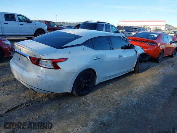 2016 Nissan Maxima SL with VIN 1N4AA6AP7GC447276, listed as a IAAI auction lot 41336384 with 135,033 mi miles and . Bid and sale history available at DreamBid. Image 4.