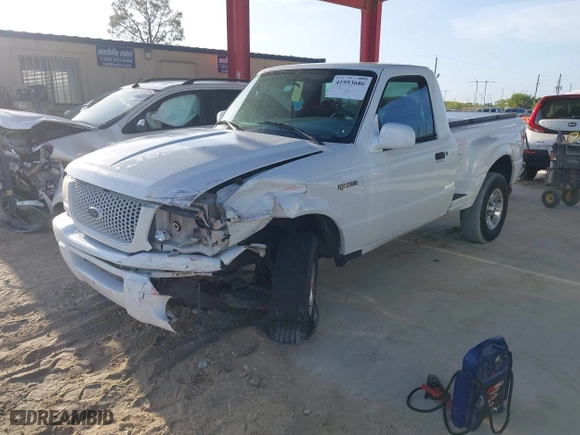 2003 Ford Ranger XL with VIN 1FTYR10U53PB75860, listed as a IAAI auction lot 41953686 with 129,082 mi miles. Bid and sale history available at carsss.com. Image 6.