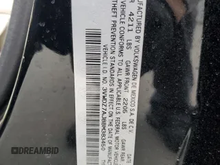2011 Volkswagen Jetta SE with VIN 3VWDZ7AJ8BM383450, listed as a Copart auction lot 80899484 with 191,498 mi miles and Salvage title. Bid and sale history available at DreamBid. Image 12.