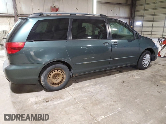 2005 Toyota Sienna CE z VIN 5TDZA23C15S354197, wystawiony jako Copart lot #60170255 z przebiegiem 296 696 mil mil oraz Czysty tytuł • Clean title. Historia ofert i sprzedaży dostępna na DreamBid. Obrazek 3.