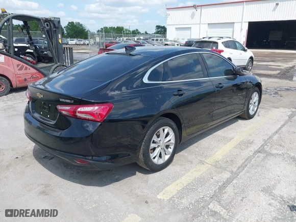 2019 Chevrolet Malibu LT with VIN 1G1ZD5ST4KF168295, listed as a IAAI auction lot 41908651 with 108,444 mi miles. Bid and sale history available at carsss.com. Image 4.