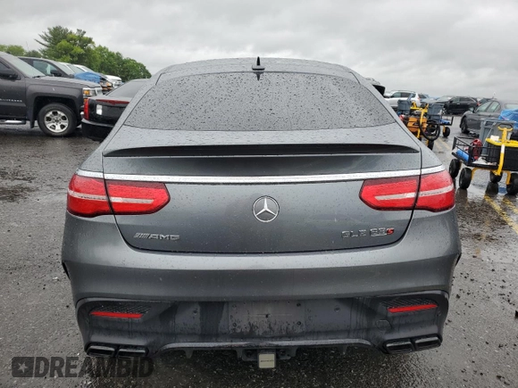 2018 Mercedes-Benz GLE 63 S AMG with VIN 4JGED7FB2JA116058, listed as a Copart auction lot 58478445 with 67,749 mi miles and Salvage title. Bid and sale history available at DreamBid. Image 6.