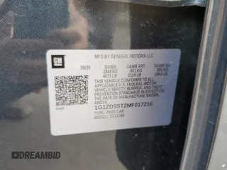 2021 Chevrolet Malibu LT with VIN 1G1ZD5ST2MF017216, listed as a Copart auction lot 55122115 with Not Provided miles and Salvage Title. Bid and sale history available at DreamBid. Image 12.