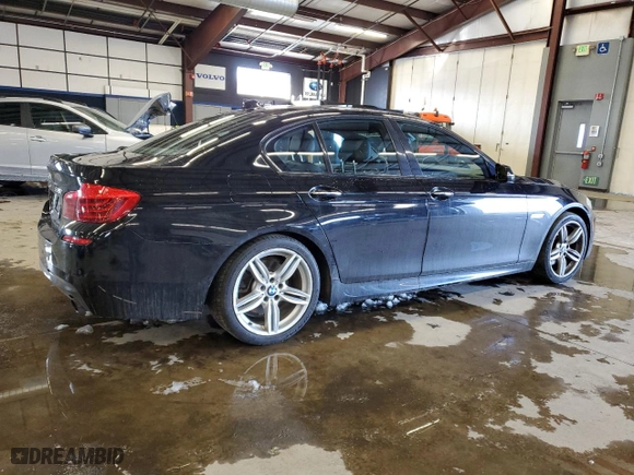 2014 BMW 5 Series 535i with VIN WBA5B1C54ED482448, listed as a Copart auction lot 45092965 with 77,342 mi miles and Salvage Title. Bid and sale history available at carsss.com. Image 3.