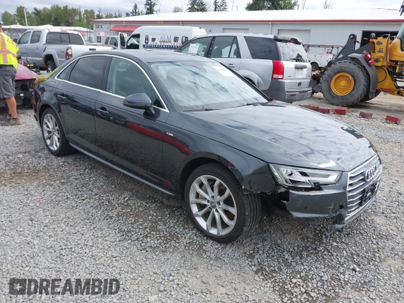 2019 Audi A4 Premium Plus z VIN WAUENAF47KA056731, wystawiony jako IAAI lot #42146427 z przebiegiem 32 342 mil mil oraz . Historia ofert i sprzedaży dostępna na DreamBid. Obrazek 1.