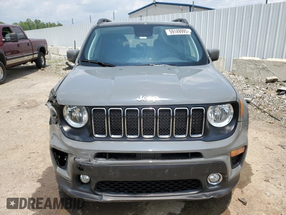 2020 Jeep Renegade Latitude z VIN ZACNJABB7LPL31497, wystawiony jako Copart lot #59149995 z przebiegiem 45 396 mil mil oraz Szkoda całkowita • Salvage title. Historia ofert i sprzedaży dostępna na DreamBid. Obrazek 5.