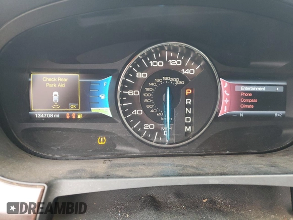 2011 Ford Edge Limited with VIN 2FMDK3KC9BBA63308, listed as a Copart auction lot 47300985 with 134,708 mi miles and Salvage Title. Bid and sale history available at carsss.com. Image 9.
