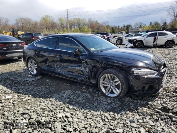 2019 Audi A5 Sportback Premium Plus with VIN WAUBNCF55KA057836, listed as a Copart auction lot 49594144 with 48,259 mi miles and . Bid and sale history available at DreamBid. Image 4.