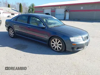 2005 Audi A8 L with VIN WAUML44E95N005730, listed as a IAAI auction lot 42143008 with 152,649 mi miles. Bid and sale history available at carsss.com. Image 1.