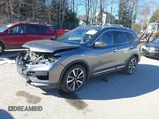 2019 Nissan Rogue SL with VIN 5N1AT2MT3KC819920, listed as a IAAI auction lot 40863073 with 60,923 mi miles and . Bid and sale history available at DreamBid. Image 2.