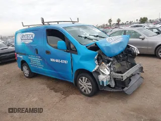 2019 Nissan NV200 Compact Cargo S with VIN 3N6CM0KN8KK696187, listed as a IAAI auction lot 41688850 with 126,602 mi miles. Bid and sale history available at carsss.com. Image 1.