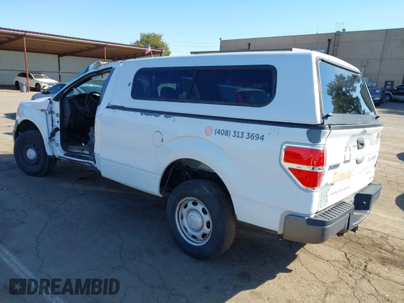 2011 Ford F-150 XL with VIN 1FTMF1CM8BKD90163, listed as a IAAI auction lot 41605238 with Not Provided miles. Bid and sale history available at carsss.com. Image 3.