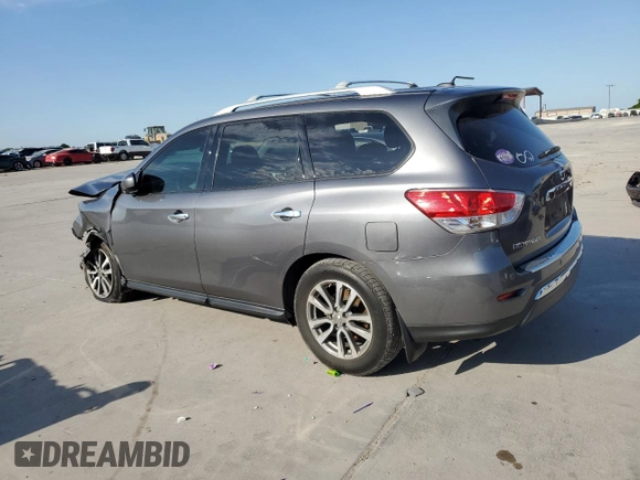 2016 Nissan Pathfinder S with VIN 5N1AR2MN5GC670708, listed as a Copart auction lot 52344905 with 175,435 mi miles and Salvage title. Bid and sale history available at DreamBid. Image 2.