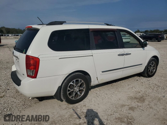 2014 Kia Sedona EX with VIN KNDMH4C7XE6548201, listed as a Copart auction lot 76144574 with 136,493 mi miles and Salvage Title. Bid and sale history available at carsss.com. Image 3.