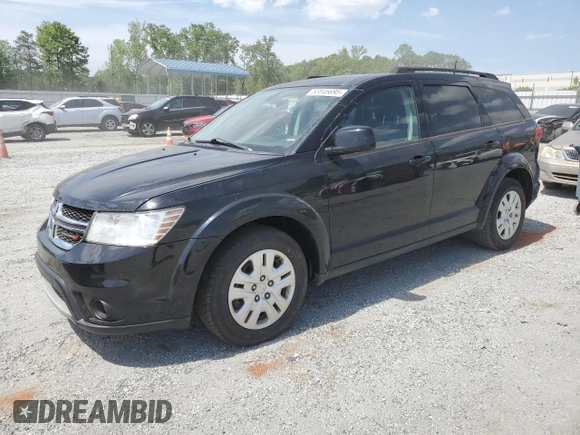 2019 Dodge Journey SE with VIN 3C4PDCBB1KT779370, listed as a Copart auction lot 53846695 with 63,623 mi miles and Salvage Title. Bid and sale history available at DreamBid. Image 1.