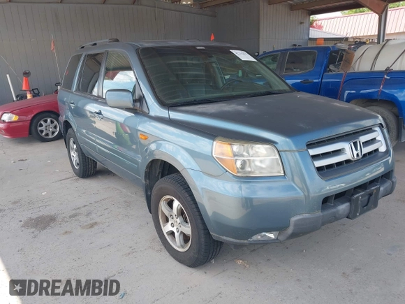 2008 Honda Pilot EX-L with VIN 5FNYF185X8B025878, listed as a IAAI auction lot 42215417 with 224,341 mi miles and . Bid and sale history available at DreamBid. Image 1.