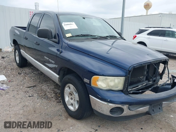 2004 Dodge 1500 SLT with VIN 1D7HA18D84S529788, listed as a IAAI auction lot 42006080 with 153,312 mi miles. Bid and sale history available at carsss.com. Image 1.