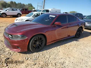 2022 Dodge Charger Scat Pack with VIN 2C3CDXGJ5NH268073, listed as a Copart auction lot 50560815 with 74,742 mi miles and Salvage Title. Bid and sale history available at carsss.com. Image 1.