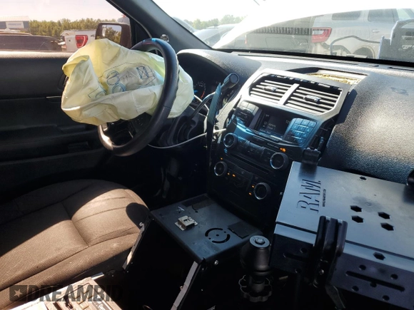 2016 Ford Utility Police Interceptor with VIN 1FM5K8AR9GGA77636, listed as a Copart auction lot 73545194 with 75,679 mi miles and Salvage Title. Bid and sale history available at carsss.com. Image 8.