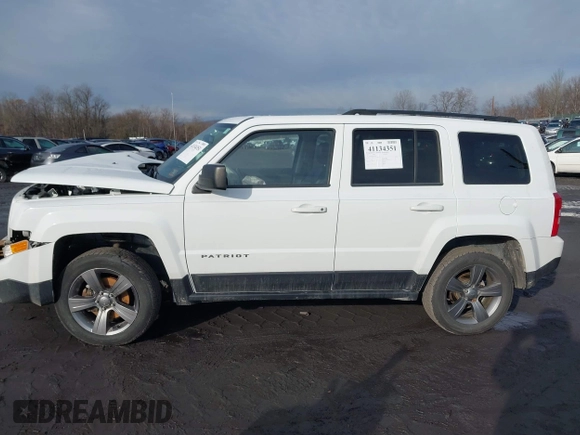 2015 Jeep Patriot High Altitude with VIN 1C4NJRFB7FD417682, listed as a IAAI auction lot 41134351 with 102,729 mi miles and . Bid and sale history available at carsss.com. Image 14.