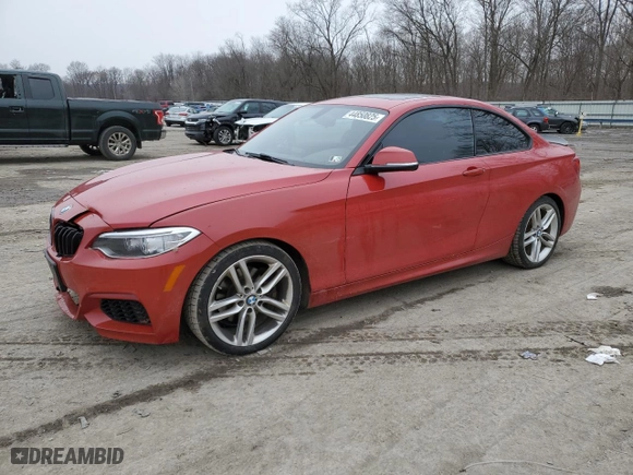 2014 BMW 2 Series 228i with VIN WBA1F5C5XEVW97921, listed as a Copart auction lot 44850825 with 120,173 mi miles and Salvage Title. Bid and sale history available at carsss.com. Image 1.