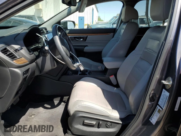 2019 Honda CR-V EX-L with VIN 5J6RW2H85KL001362, listed as a Copart auction lot 52112505 with 57,004 mi miles and Salvage Title. Bid and sale history available at carsss.com. Image 7.