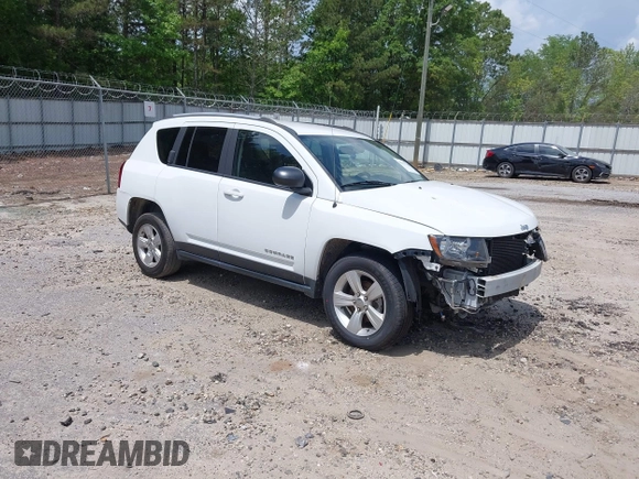 2016 Jeep Compass Sport with VIN 1C4NJCBA0GD742797, listed as a IAAI auction lot 42177186 with 128,665 mi miles and . Bid and sale history available at DreamBid. Image 1.