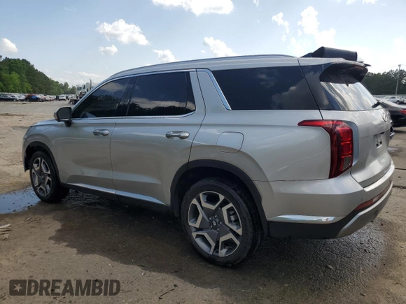 2024 Hyundai Palisade Limited z VIN KM8R54GE5RU673112, wystawiony jako Copart lot #53833465 z przebiegiem 49 108 mil mil oraz Szkoda całkowita • Salvage title. Historia ofert i sprzedaży dostępna na DreamBid. Obrazek 2.