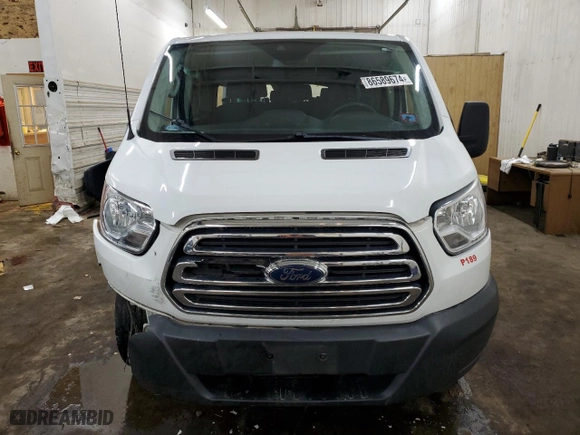 2018 Ford Transit Passenger Wagon XL with VIN 1FBZX2YGXJKB06482, listed as a Copart auction lot 86589674 with 106,039 mi miles and Salvage Title. Bid and sale history available at carsss.com. Image 5.