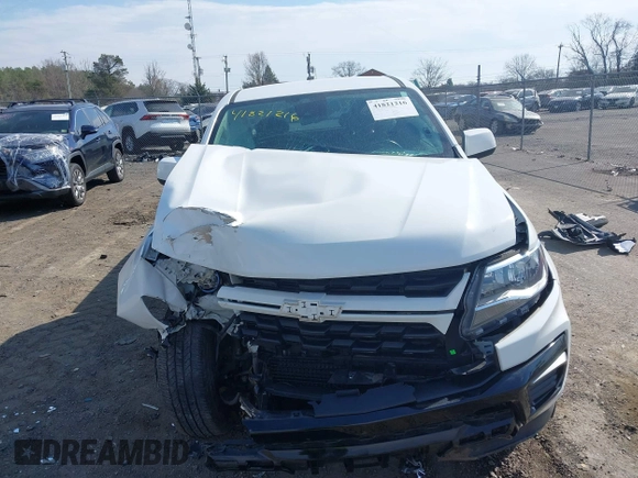 2022 Chevrolet Colorado 2WD LT z VIN 1GCHSCEA6N1204948, wystawiony jako IAAI lot #41821216 z przebiegiem 27 245 mil mil oraz . Historia ofert i sprzedaży dostępna na DreamBid. Obrazek 13.