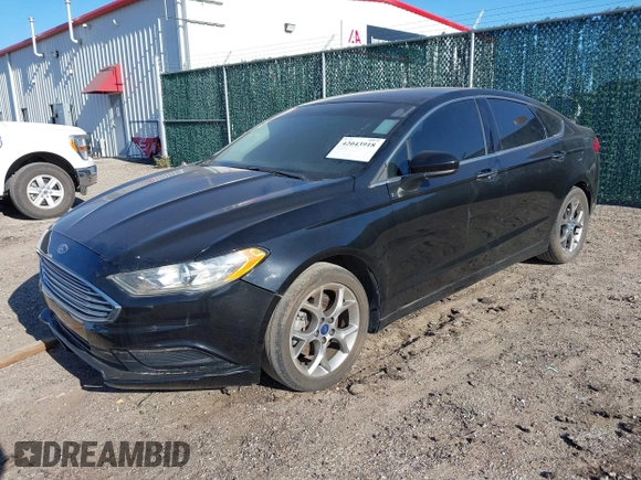 2018 Ford Fusion SE with VIN 3FA6P0HD4JR166915, listed as a IAAI auction lot 42043918 with 67,337 mi miles. Bid and sale history available at carsss.com. Image 2.