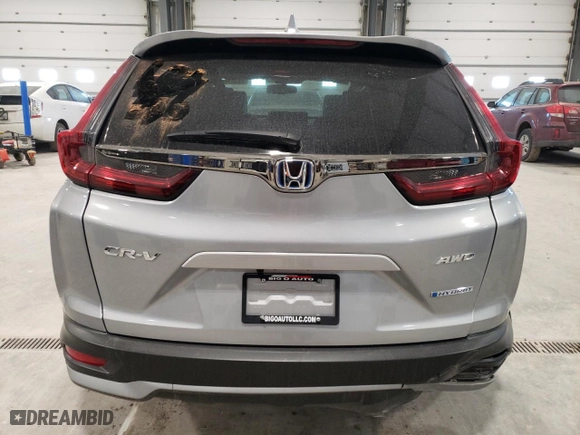 2022 Honda CR-V Hybrid EX-L with VIN 5J6RT6H87NL050423, listed as a Copart auction lot 88907485 with 32,572 mi miles and Salvage Title. Bid and sale history available at carsss.com. Image 6.