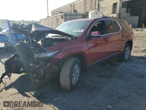 2023 Chevrolet Traverse LT Cloth with VIN 1GNEVGKWXPJ316017, listed as a Copart auction lot 68562704 with 0 mi miles and Salvage Title. Bid and sale history available at carsss.com. Image 1.