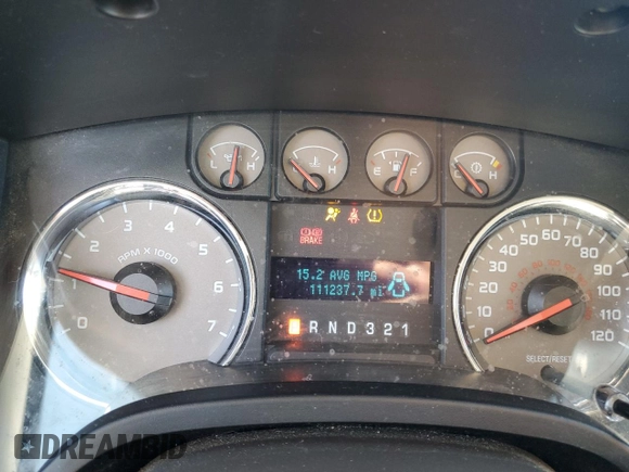 2010 Ford F-150 XL with VIN 1FTFW1EV1AFB61006, listed as a Copart auction lot 55947645 with 111,237 mi miles and Salvage title. Bid and sale history available at DreamBid. Image 9.