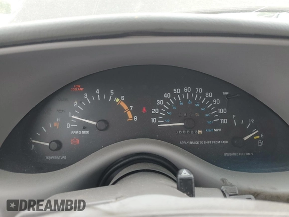 1996 Buick Regal Custom z VIN 2G4WB12K3T1429646, wystawiony jako Copart lot #65749874 z przebiegiem 86 683 mil mil oraz Czysty tytuł • Clean title. Historia ofert i sprzedaży dostępna na DreamBid. Obrazek 9.
