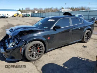 2023 Dodge Charger SRT Hellcat Widebody Jailbreak with VIN 2C3CDXL97PH615322, listed as a Copart auction lot 49891025 with 20,508 mi miles and Salvage Title. Bid and sale history available at carsss.com. Image 1.