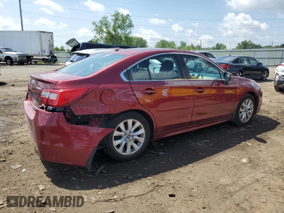 2015 Subaru Legacy Premium with VIN 4S3BNBF67F3018391, listed as a Copart auction lot 64295445 with 77,675 mi miles and Clean title. Bid and sale history available at DreamBid. Image 3.