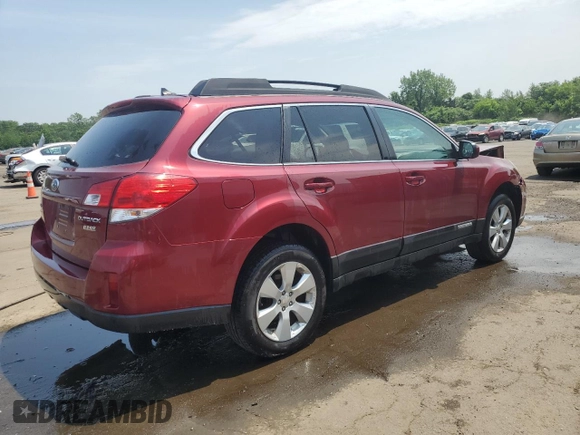 2011 Subaru Outback Limited Power Moon with VIN 4S4BRBLCXB3364391, listed as a Copart auction lot 61027615 with 111,027 mi miles and Salvage title. Bid and sale history available at DreamBid. Image 3.
