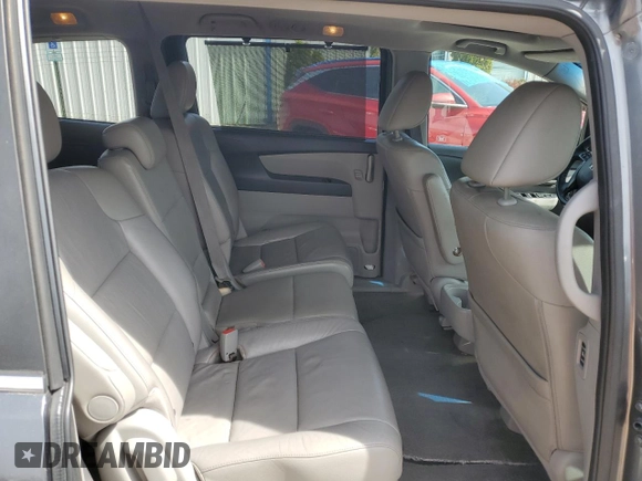 2012 Honda Odyssey EX-L with VIN 5FNRL5H61CB067331, listed as a Copart auction lot 50016455 with 156,020 mi miles and Non Repairable. Bid and sale history available at DreamBid. Image 11.