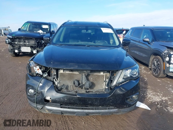 2019 Nissan Pathfinder S z VIN 5N1DR2MMXKC625986, wystawiony jako IAAI lot #41265272 z przebiegiem 124 351 mil mil oraz . Historia ofert i sprzedaży dostępna na DreamBid. Obrazek 12.