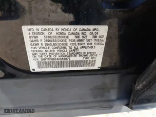 2004 Acura MDX Touring Pkg with VIN 2HNYD18624H562077, listed as a IAAI auction lot 41702729 with 244,233 mi miles. Bid and sale history available at carsss.com. Image 9.