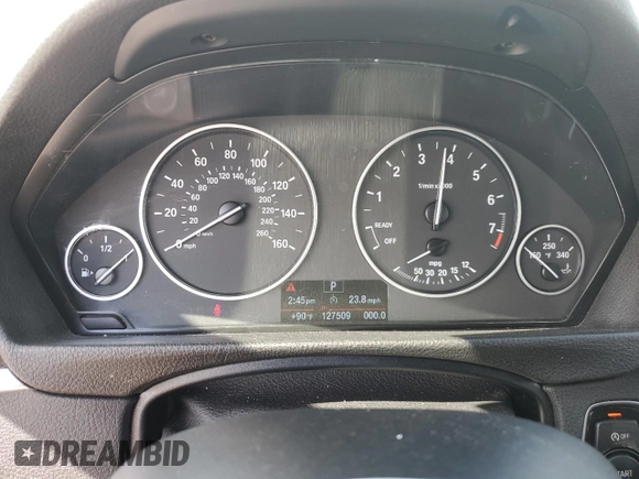 2015 BMW 3 Series 328i with VIN WBA3C1C55FK119738, listed as a Copart auction lot 50890785 with 127,509 mi miles and Salvage Title. Bid and sale history available at carsss.com. Image 9.