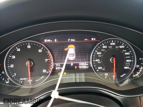 2018 Audi A6 Sport with VIN WAUF3AFC0JN049595, listed as a Copart auction lot 71538564 with 131,232 mi miles and Salvage Title. Bid and sale history available at carsss.com. Image 9.