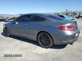 2018 Mercedes-Benz C 43 AMG with VIN WDDWJ6EB0JF656725, listed as a Copart auction lot 46091835 with 84,079 mi miles and Salvage title. Bid and sale history available at DreamBid. Image 2.